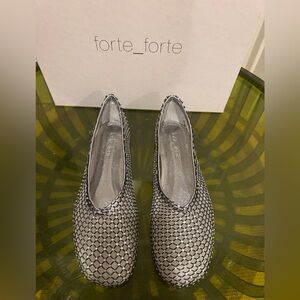 Forte Forte Silver Women's Flats